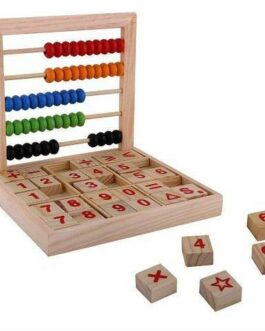 Wooden Abacus & Blocks